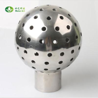 China Modern Factory Wholesale Stainless Steel Ball Crystal Round Water Fountain Nozzle for sale