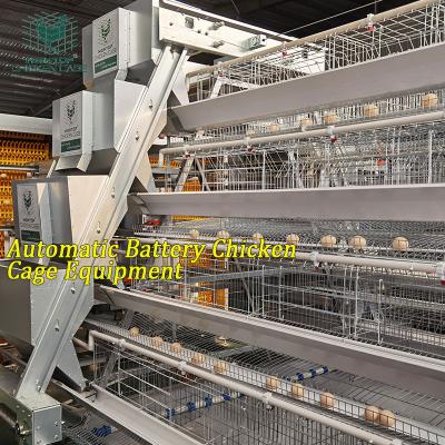 China Layer Chicken Cultivating Poultry Farm Automatic HIGHTOP One Type Galvanized Layer Egg Laying Chicken Battery Cage System for sale