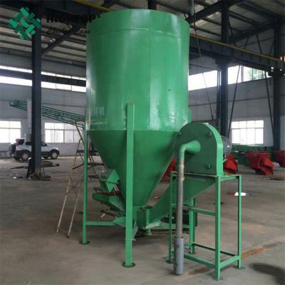 China Cultivates most popular chicken feed making machine, heater roller and mixer two in one, producing poultry feed directly for your farm for sale