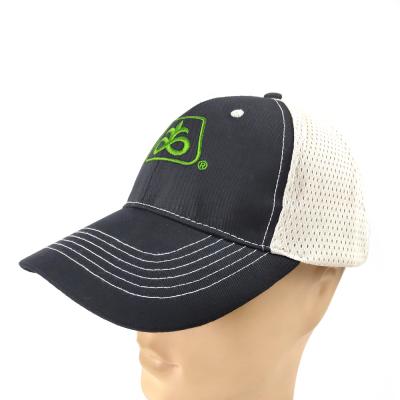 China JIBIL JIBIL OEM Custom Black Green Mesh Hat Premium Baseball Cap For Kids/Kids/Adult for sale