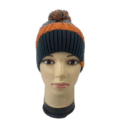 China 2021 Wholesale Women's Winter Child COMMON Cute Ladies Fashion Beanie Hat With Pompom Warm Knitted For Woman for sale