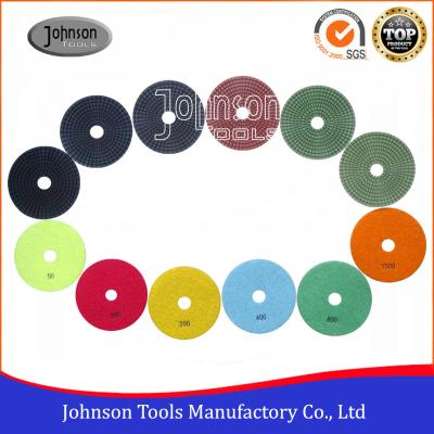 China High Sharpness Diamond Stone Polishing Pads , Marble Polishing Pad 5 '' for sale