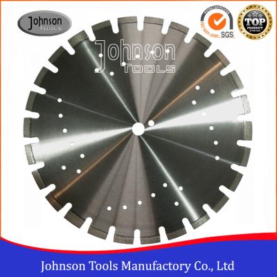 China Standard 450mm Asphalt Cutting Blades Wide U Slots Laser Welded Diamond Saw Blades for sale