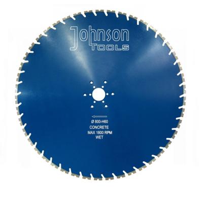 China el corte de 800m m Diamond Wall Saw Blades For reforzó concreto en venta