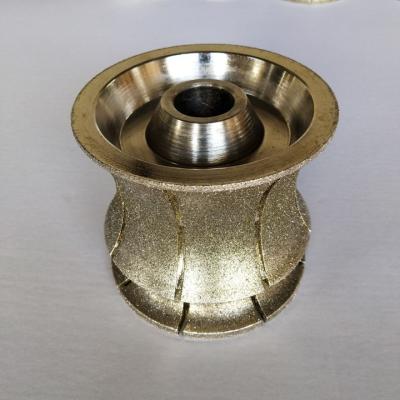 Cina 140mm OD ha placcato la sabbia grezza equilibrata precisa di Diamond Blade Router Bits in vendita