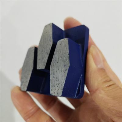 China Konkrete Boden-Diamond Grinding Tools Redi-Lock Abrasive-Diskette mit drei Hexgon dem Segment zu verkaufen