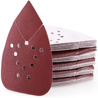 中国 Triangle Self Stick Psa Sandpaper Sheets For Car Paint 販売のため