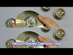 No.2 Half Bullnose Vacuum Brazed Diamond Tools For Edging Stone