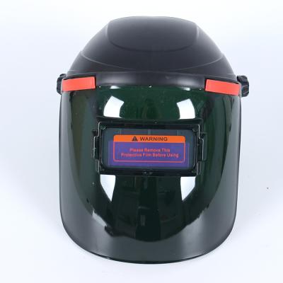 China Small Screen Green Light Transparent Semi - Automatic Welding Helmet For Sale 30*24*18cm for sale