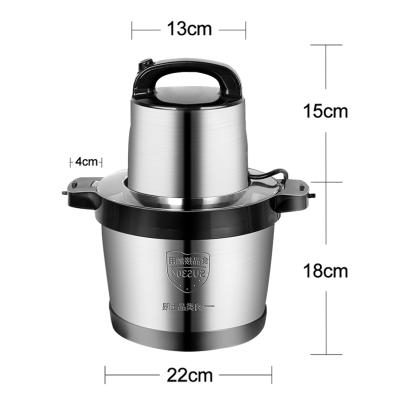 China Electric Car Stainless Steel Household Chopper Meat and Vegetable Grinder for sale