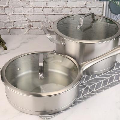 Cina 1.65kg Set di utensili da cucina Pottine e pentole In acciaio inossidabile in vendita