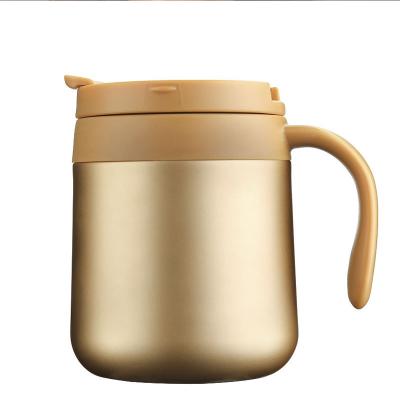 Chine Logo personnalisé Acceptable 350ML12oz tasse de café en acier inoxydable avec poignée à vendre