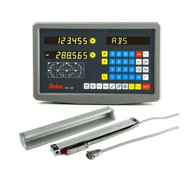 China Cheap even length price optical linear scale measuring digital ruler and lathe 2 axis EDM plastic case digital readout for machine for sale