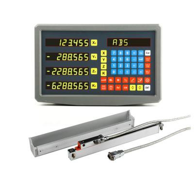 China Length 4 Axis Linear Scale Gauge Magnetic Digital Readout Kit Dro For Lathe Machine for sale