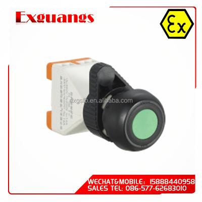 China Mounting in enclosure from IP degree up to IP54 explosion proof push button (IIC ip65) for sale