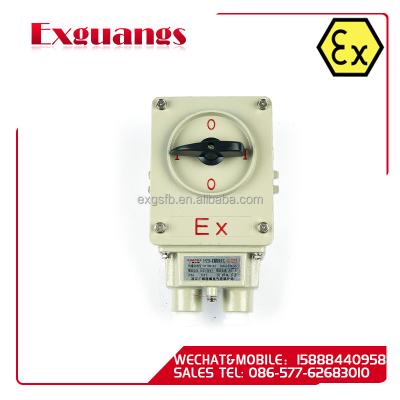 China IIA Explosion Proof Transfer Switch For Hazardous Areas And Factory (IIB IP54) for sale