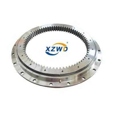 China Four point touch light tyep WD type thin section slewing bearing for food machinery for sale