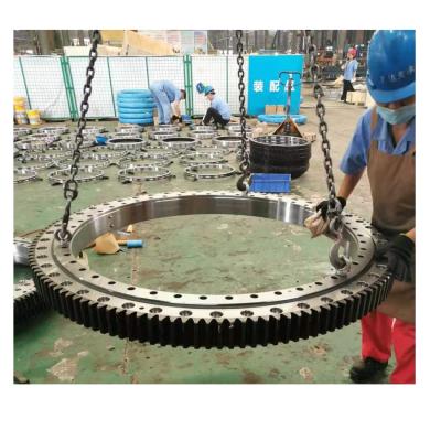 China External Slewing Gear Tooth Instruction Double Row Ball Ball Bearing For Pump Machine for sale