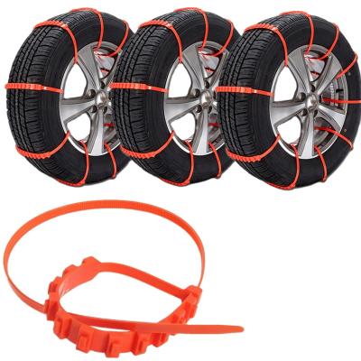 China Nylon Tire Snow Winter Car Chains Belt Adjustment Non-Slip Tire For Rain Driving Tool Outdoor Snow Chain for sale