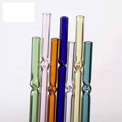 China Viable Cheap Glass Straw Customized Glass Straw from Bent Glass Straw Color Drinking for sale