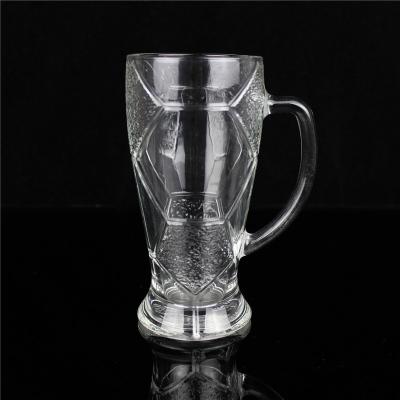 China CLASSIC Promotional Gel Football Shape Beer Glass Mug 4/5/6/12/14/20/24/25/26/40oz for sale