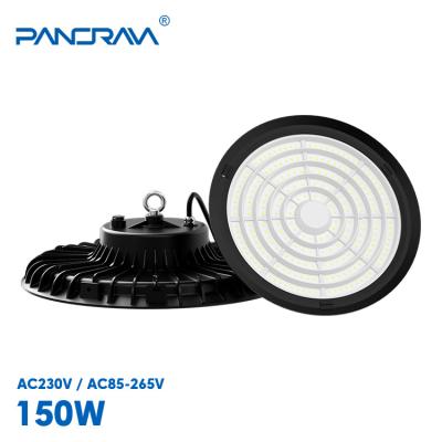 China Warehouse Industrial High Bay Light Wide Voltage Ac85-265V Ac230V 100w 150w 200w UFO Led Highbay Light for sale