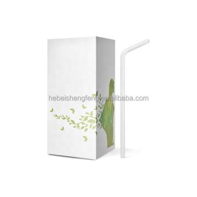 China Environmentally Degradable Biodegradable Straws for sale