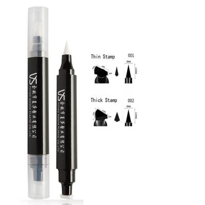 China Waterproof High Quality Double Head Liquid Eyeliner Cotton Eyeliner Pencil Pen Tube Pen Tube Packaging for sale