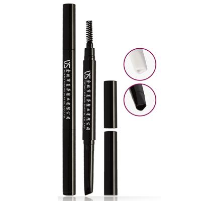 China Waterproof Multifunctional Even Thin Empty Eyebrow Pencil Container With Brush Twist Up Eyebrow Tube for sale