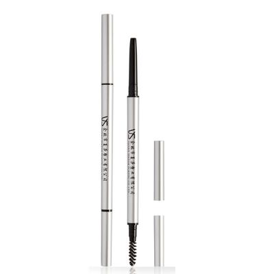 China Waterproof Makers Point Empty Cosmetic Packaging Pencil Eyebrow Pencil With Brush for sale