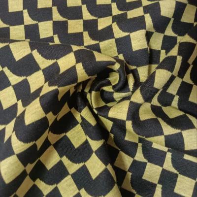 China Breathable Polyurethane knitted yarn-dyed jacquard fabric for clothing and home products for sale