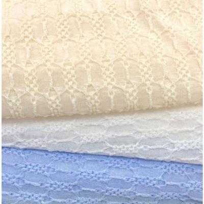 China Breathable Bubble style 100%polyester knitted jacquard fabric for sale