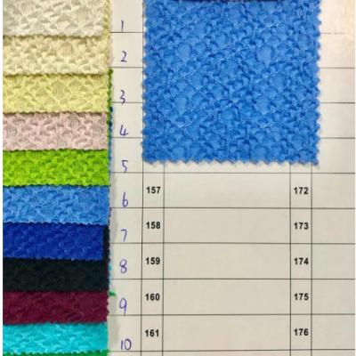 China Breathable Bubble style polyester knitted jacquard fabric for sale