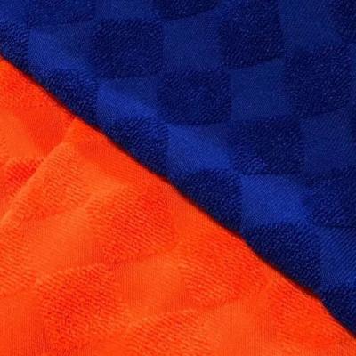 China Breathable 100% polyester knitted towel jacquard fabric for sale