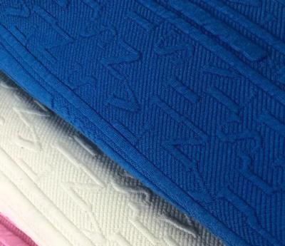 China Breathable Polyester knitted jacquard fabric for producing popular clothing for sale