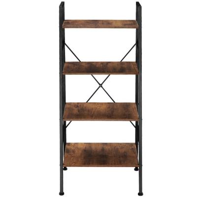 China NEW Dormitory Industrial Book Shelves Metal Wood Frame Customized Folding Book Shelving Storage Rack For Wholesale for sale