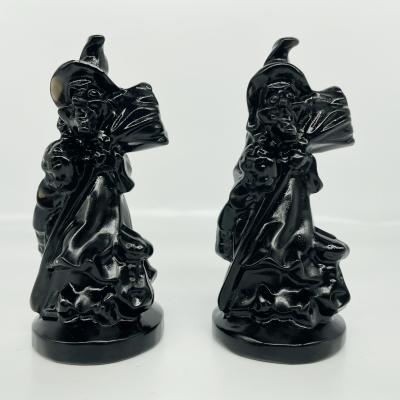 China Africa Crystal Carvings Witch Carvings Crystal carving crafts obsidian witch figurines statue for home decoration for sale