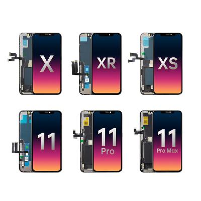 China OEM Incell TFT LCD Display For iPhone X XR XS 11 Pro LCD Touch Screen Replacement Digitizer Assembly Max 1 for sale