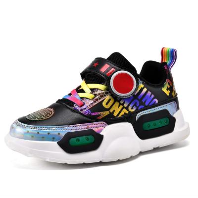 China Hot Selling Usb Lovely Children Led Rechargeable Light Shoes Comfortable Unisex Led Shoes Cushion Kids Shoes for sale