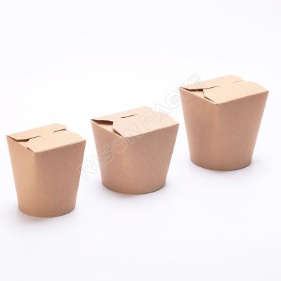 China Disposable Chinese Food Take Out Paper Noodle Box / Rice Box / Bowl for sale