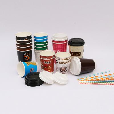 China Single Wall Food Grade Beverage Single Wall Disposable Paper Cup for sale