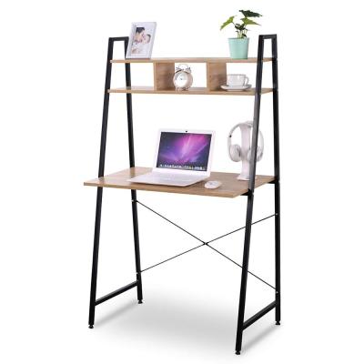 China PC Office Shelf Laptop Desk Folding Laptop Table Home Office Wood Use for sale