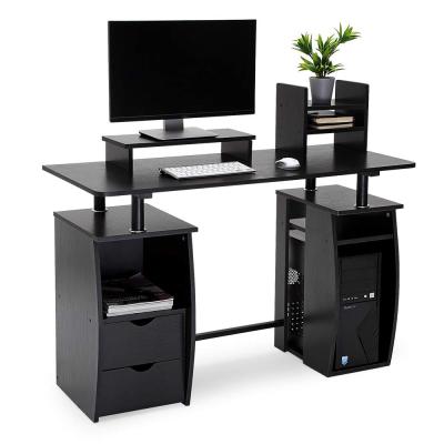 China PC Computer Desk Study Desk Computer Laptop Table Gaming Table with CPU Cupboard and 2 Drawers for sale