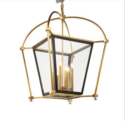 China Modern Home/Hotel/Dining/Bedroom Iron 2020 New Style Large Size Lamp Pendant Iron Black and Brass Finish for Dining Room Home Decoration for sale