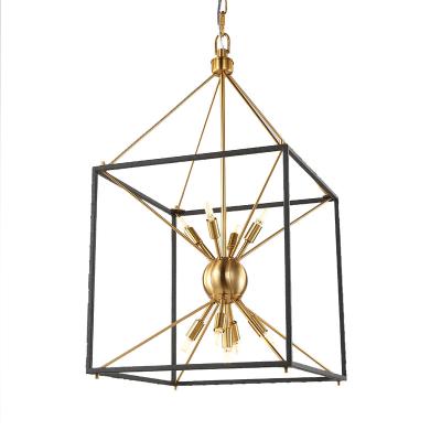 China Home/Hotel/Dining/Bedroom Pendant Chandelier 2020 Light Luxury Antique Brass Iron For Home Decoration Ceiling Lamp Living Room Chandelier for sale