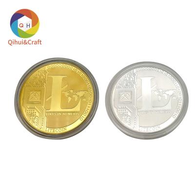 China Europe and America Free Sample custom challenge coin metal crafts  collectible commemorative bit coin multicolor art gifts souvenir maker coins 3D for sale