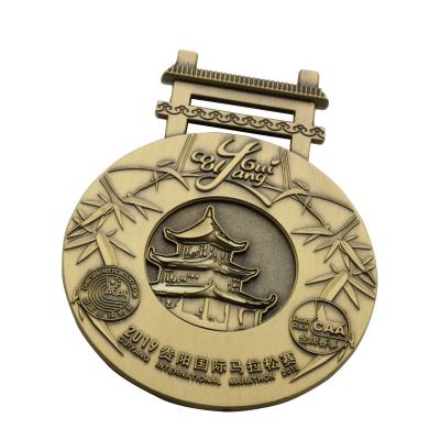 China Europe china custom  champions league medals  track retro bronze sculpture coins and commemorative medals for sale