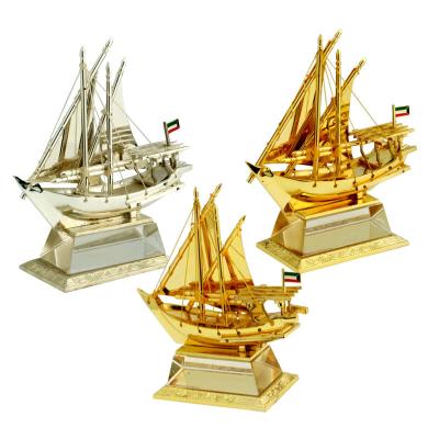 China China Customized zinc alloy metal Nautical Crafts crystal craft luxury sailing trophy trophy luxury box for sale