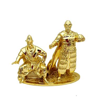 China China quality custom business award medals and trophies brass statue   figure metal gift classic keeper  trophy for sale