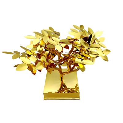 China China Gift Home Decoration Bonsai Metal Crafts Fortune Tree Living Room Decoration  Customization for sale